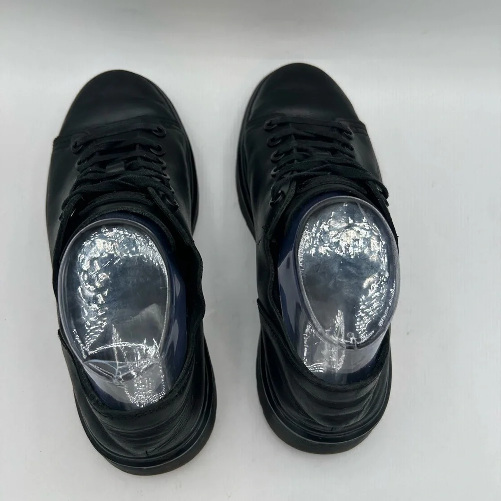 Dr. Martens Docs Dante 6 Eye Leather Shoes in Black Sneaker, Grunge Y2K men’s 6 - Picture 10 of 13